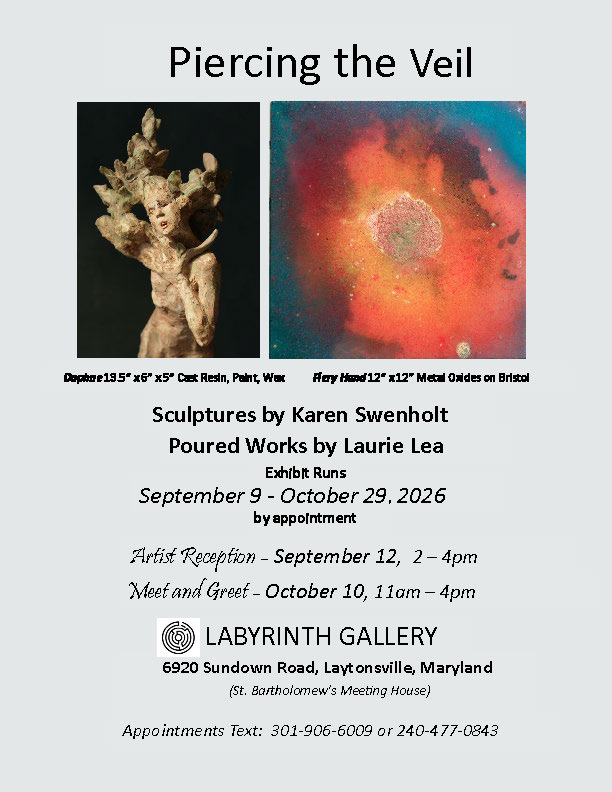 Labyrinth Gallery Sept to Oct 2026 Events